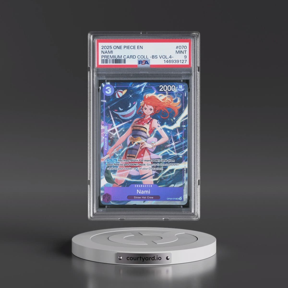 2025 One Piece Premium Card Collection -Best Selection Vol.4 #070 Nami (PSA 9 MINT)
