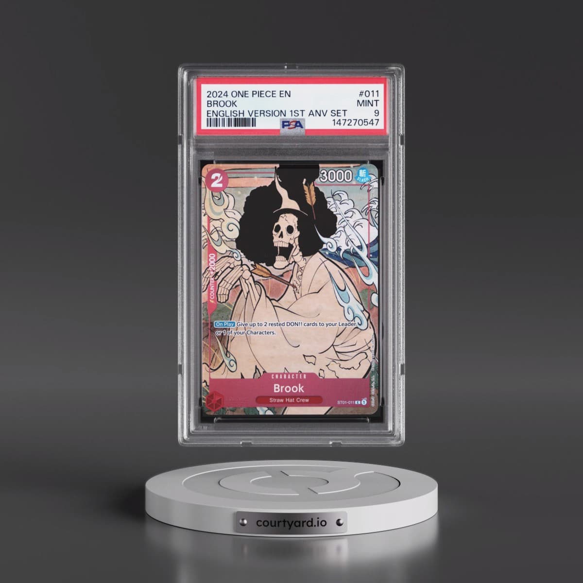 2024 One Piece English Version 1st Anniversary Set #011 Brook (PSA 9 MINT)
