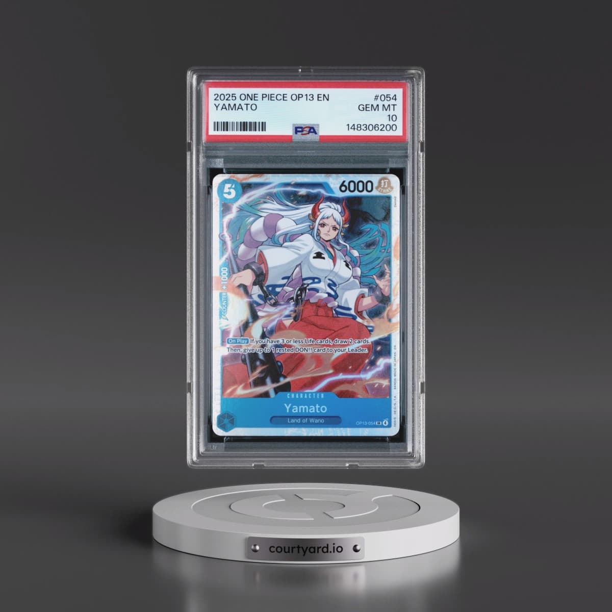 2025 One Piece OP13-Carrying on His Will #054 Yamato (PSA 10 GEM MINT)