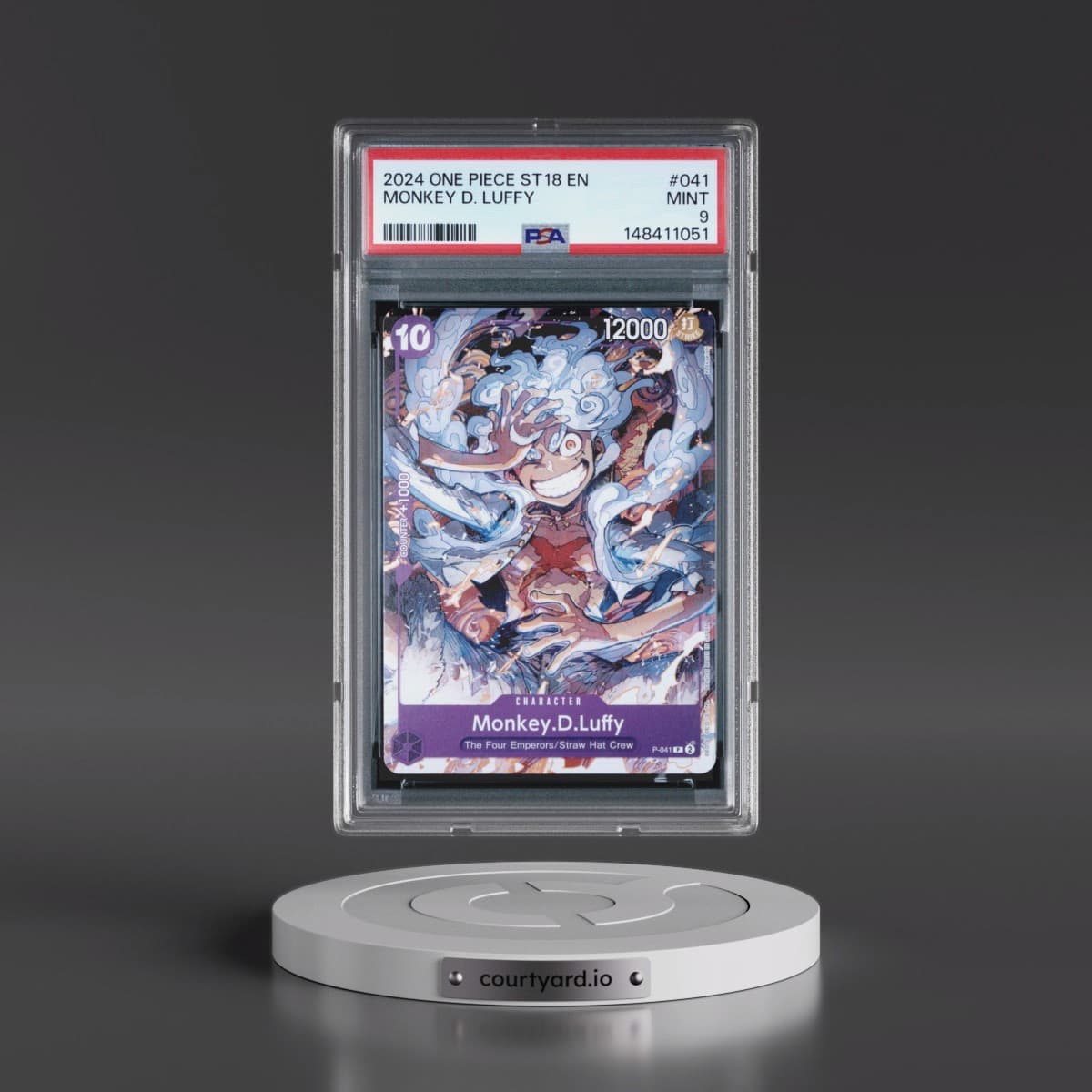 2024 One Piece Starter Deck ST18-Purple Monkey D. Luffy #041 Monkey D. Luffy (PSA 9 MINT)