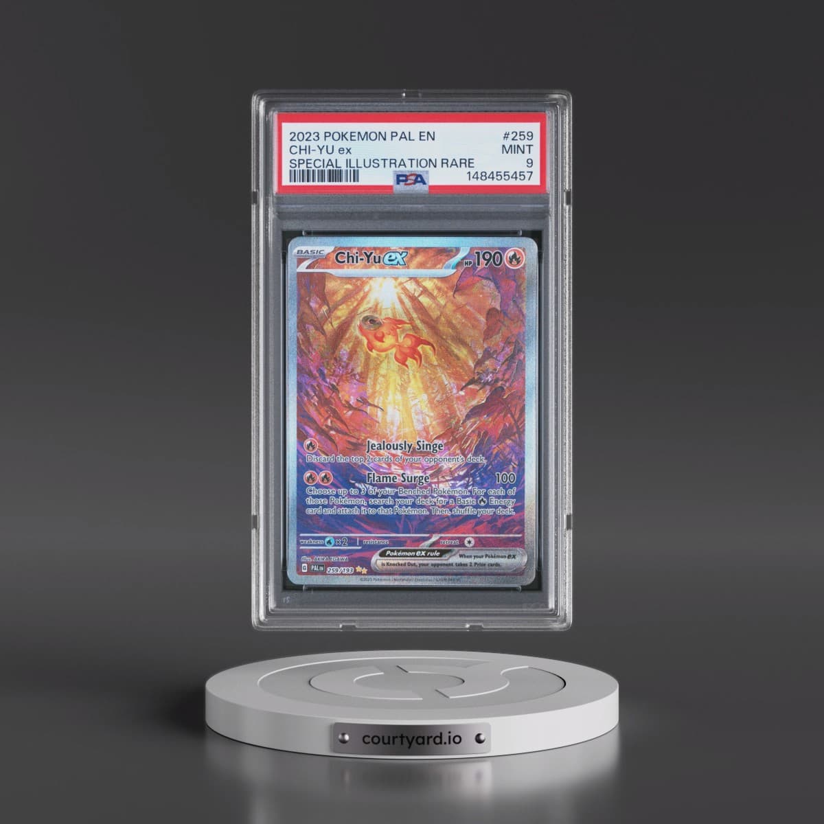2023 Pokémon Pal EN-Paldea Evolved #259 Chi-YU EX - Holo Special Illustration Rare (PSA 9 MINT)