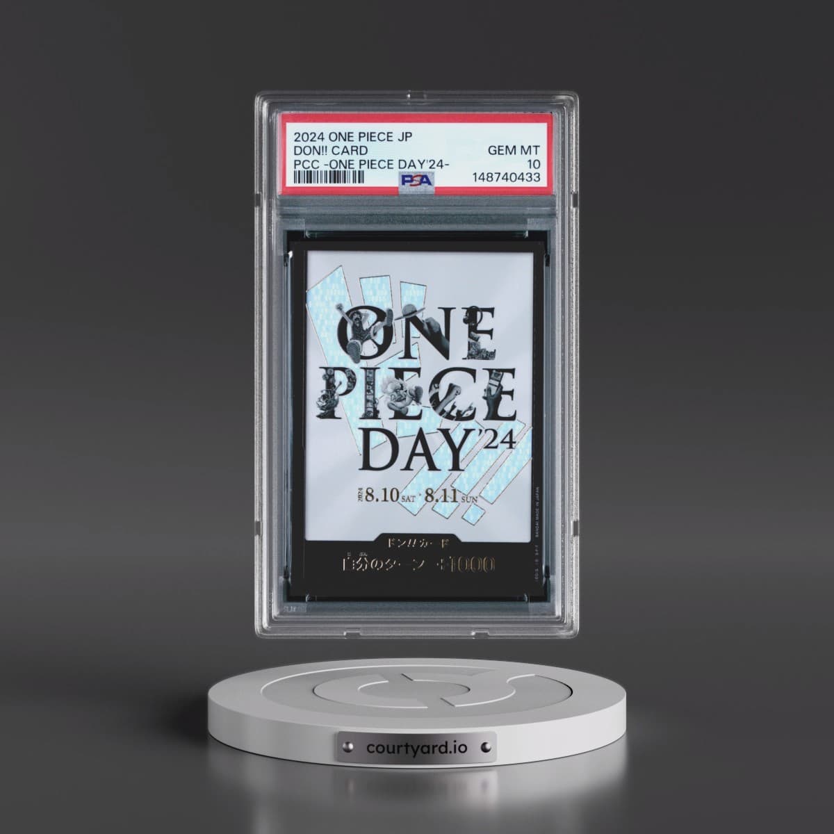 2024 One Piece Japanese Premium Card Collection -One Piece Day'24 Don!! Card (PSA 10 GEM MINT)