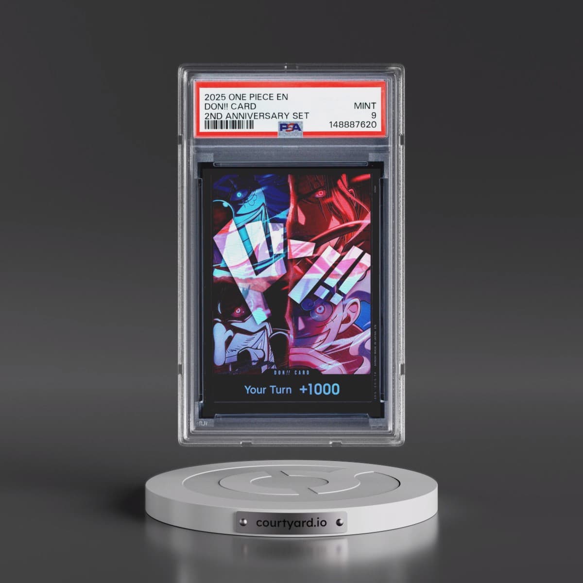 2025 One Piece English Version 2nd Anniversary Set Don!! Card (PSA 9 MINT)
