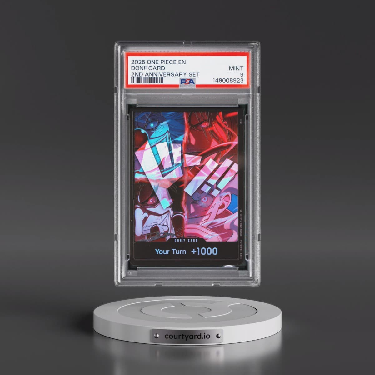 2025 One Piece English Version 2nd Anniversary Set Don!! Card (PSA 9 MINT)