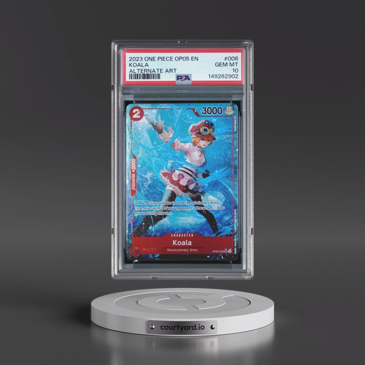 2023 One Piece OP05-Awakening of the New Era #006 Koala - Alternate Art (PSA 10 GEM MINT)
