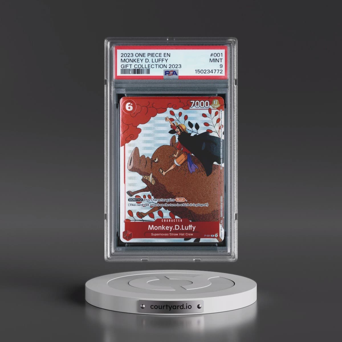 2023 One Piece Gift Collection 2023 #001 Monkey D. Luffy (PSA 9 MINT)