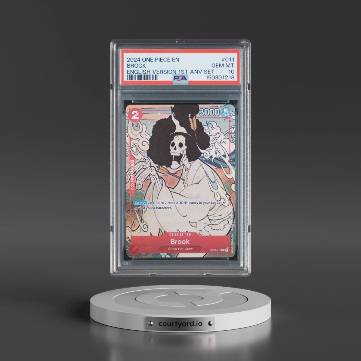 2024 One Piece English Version 1st Anniversary Set #011 Brook (PSA 10 GEM MINT)