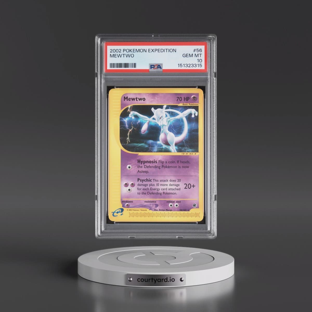 2002 Pokémon Expedition #56 Mewtwo (PSA 10 GEM MINT)
