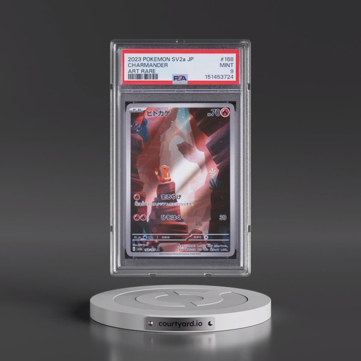 2023 Pokémon Sv2a-Pokémon 151 #168 Charmander - Art Rare (PSA 9 MINT)