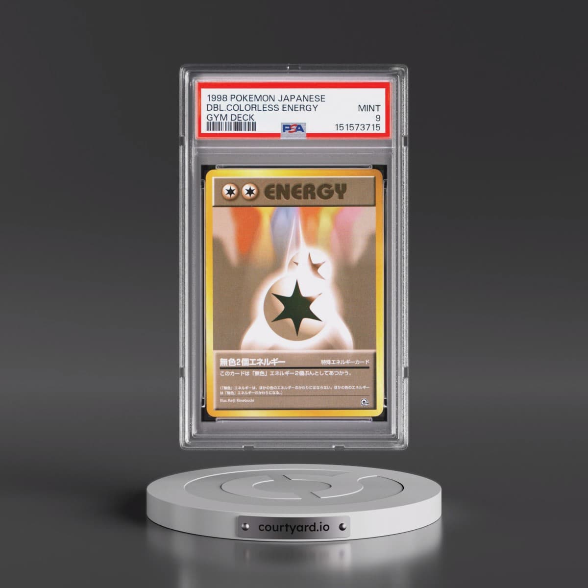 1998 Pokémon Gym Deck Double Colorless Energy (PSA 9 MINT)