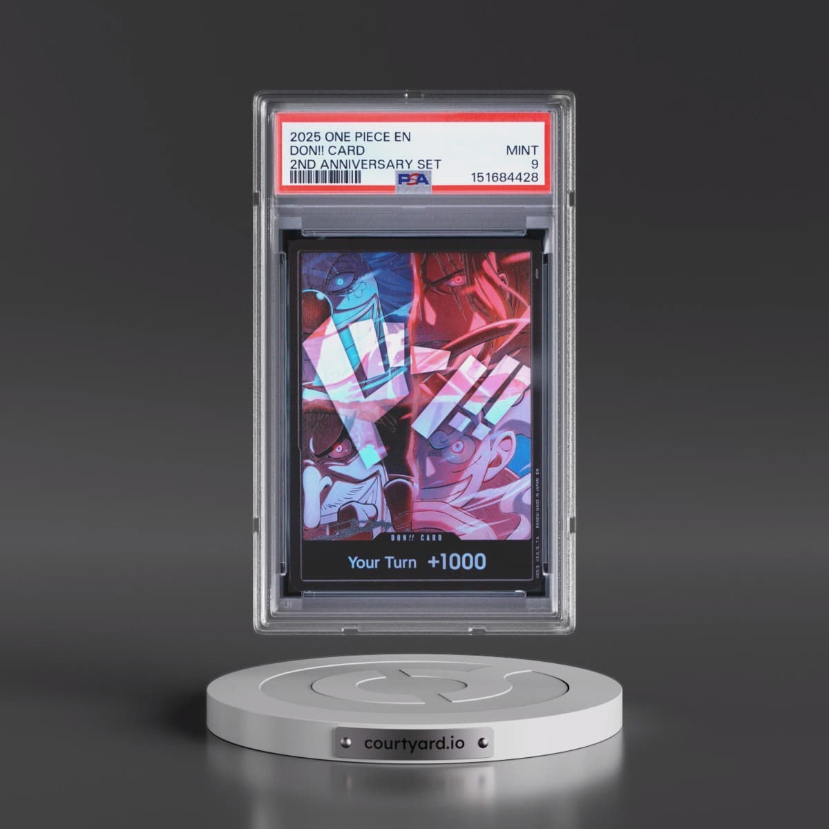 2025 One Piece English Version 2nd Anniversary Set Don!! Card (PSA 9 MINT)