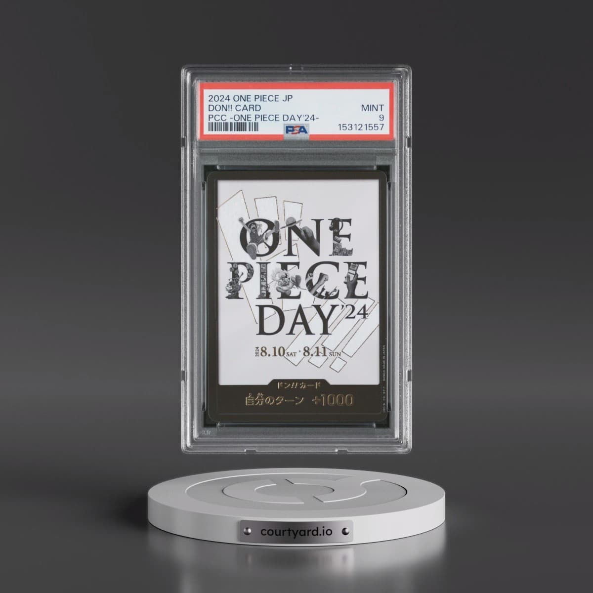 2024 One Piece Japanese Premium Card Collection -One Piece Day'24 Don!! Card (PSA 9 MINT)