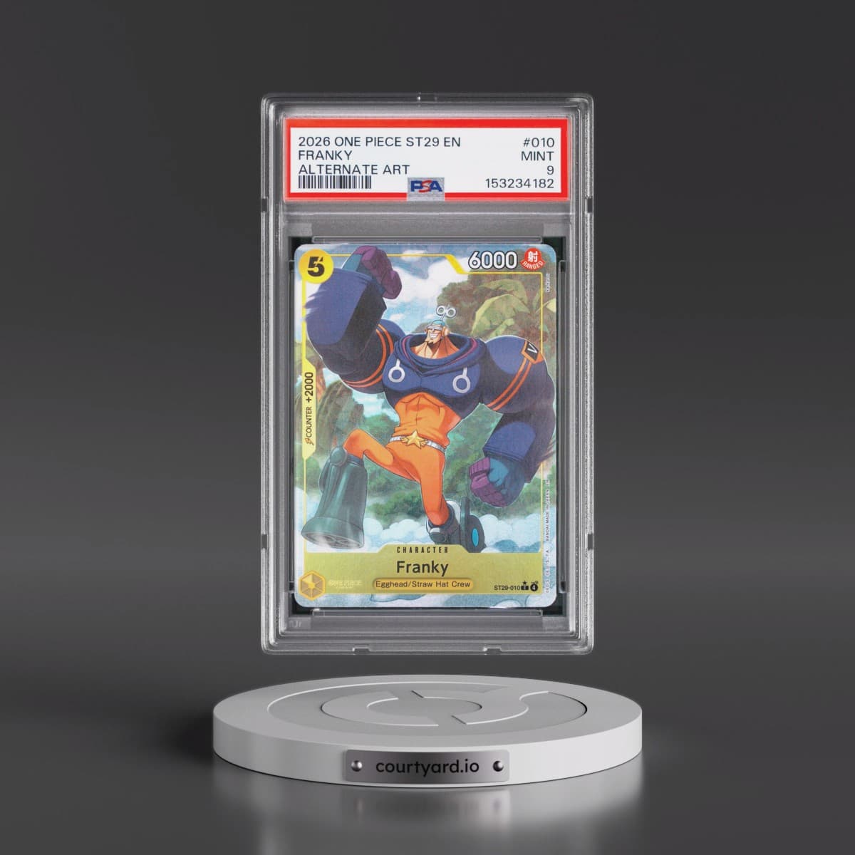 2026 One Piece Starter Deck ST29-Egghead #010 Franky - Alternate Art (PSA 9 MINT)