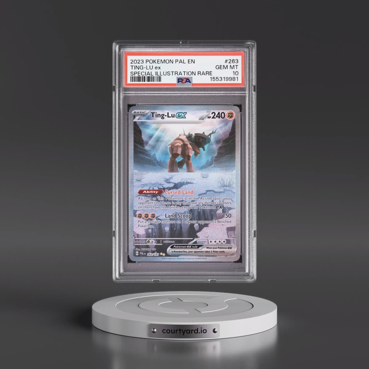 2023 Pokémon Pal EN-Paldea Evolved #263 Ting-LU EX - Holo Special Illustration Rare (PSA 10 GEM MINT)