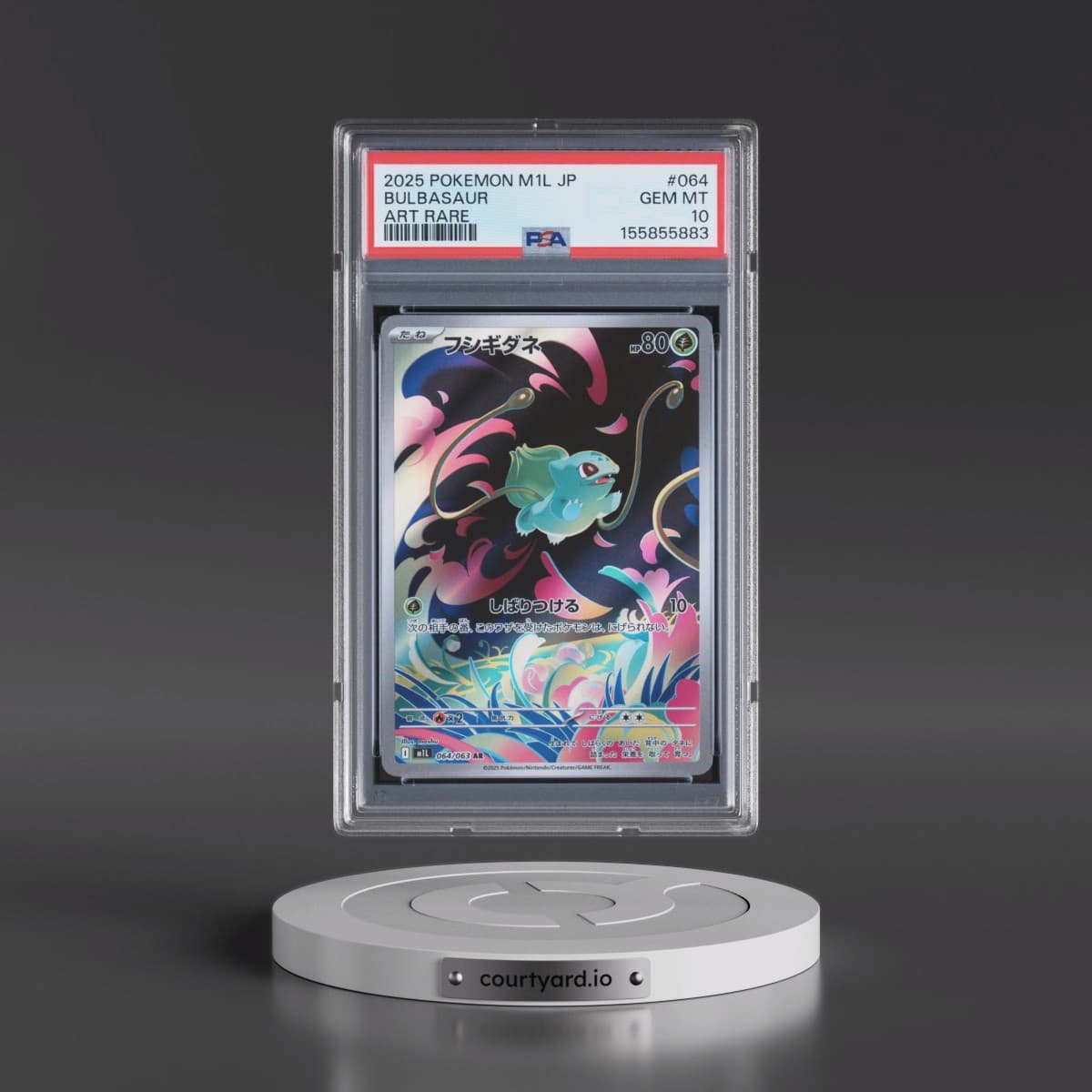 2025 Pokémon M1l-Mega Brave #064 Bulbasaur - Art Rare (PSA 10 GEM MINT)