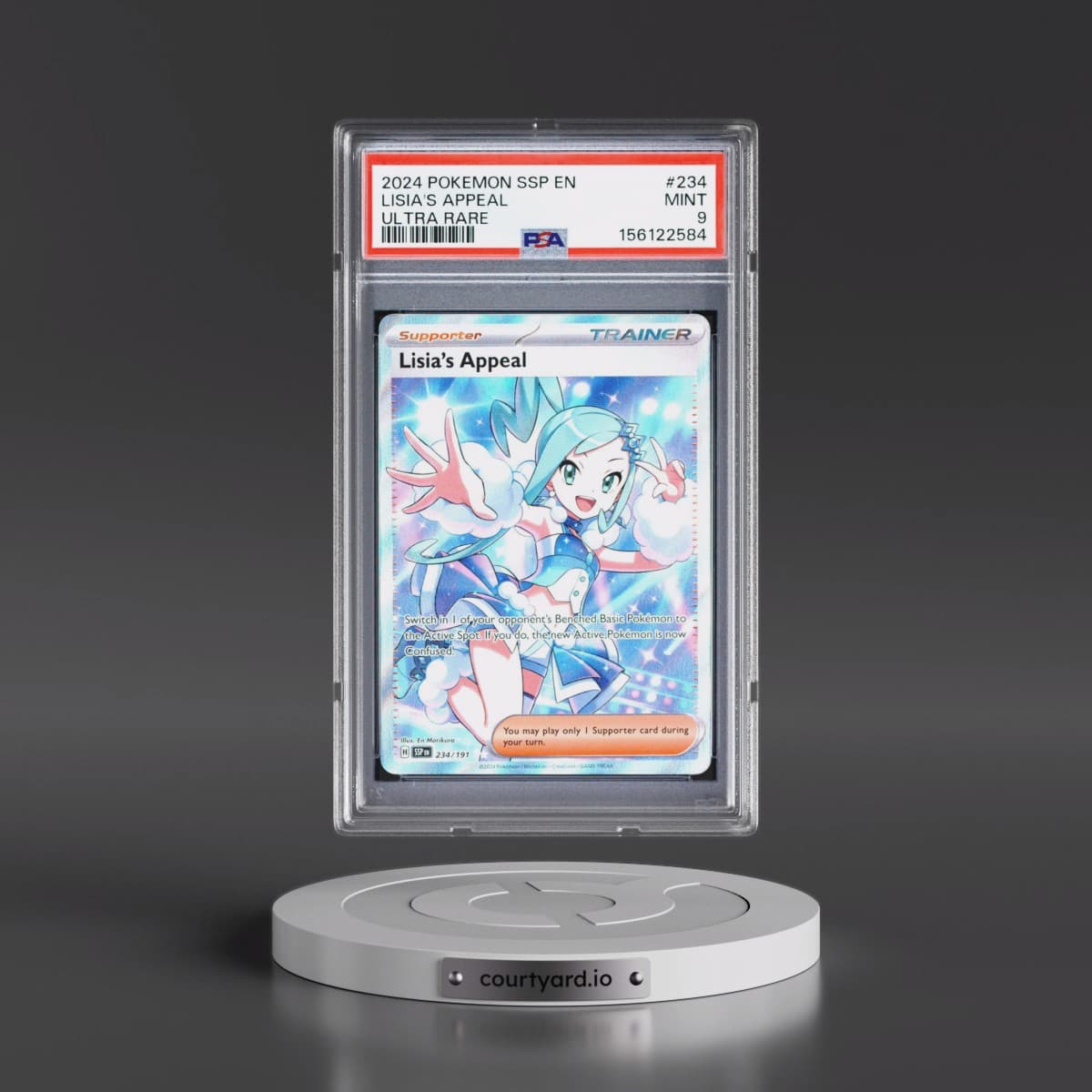 2024 Pokémon Ssp EN-Surging Sparks #234 Lisia's Appeal - Ultra Rare (PSA 9 MINT)