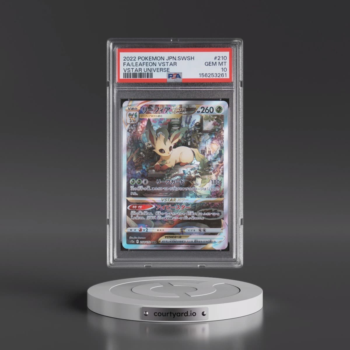 2022 Pokémon Sword & Shield Vstar Universe #210 Leafeon Vstar - Full Art (PSA 10 GEM MINT)