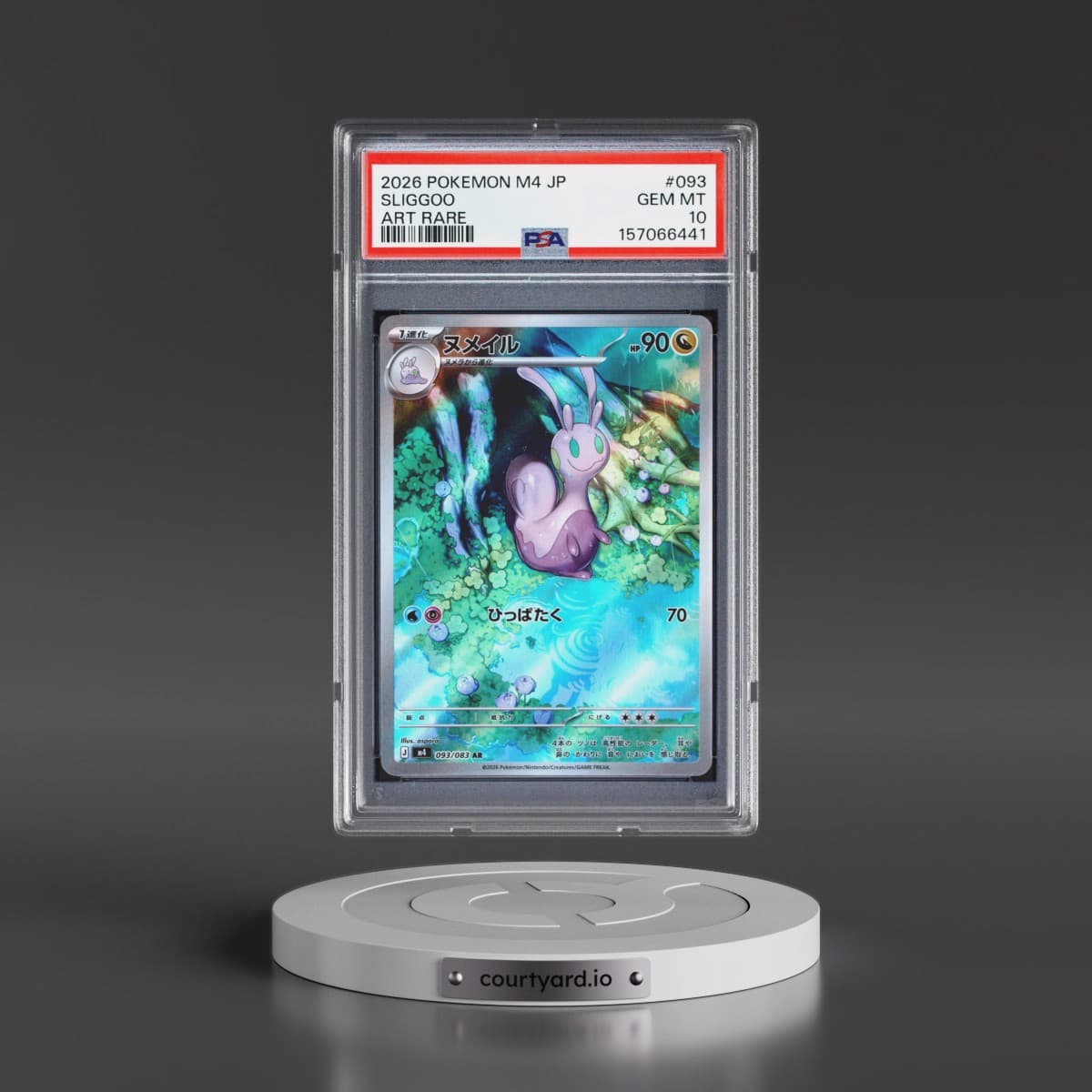 2026 Pokémon M4-Ninja Spinner #093 Sliggoo - Art Rare (PSA 10 GEM MINT)