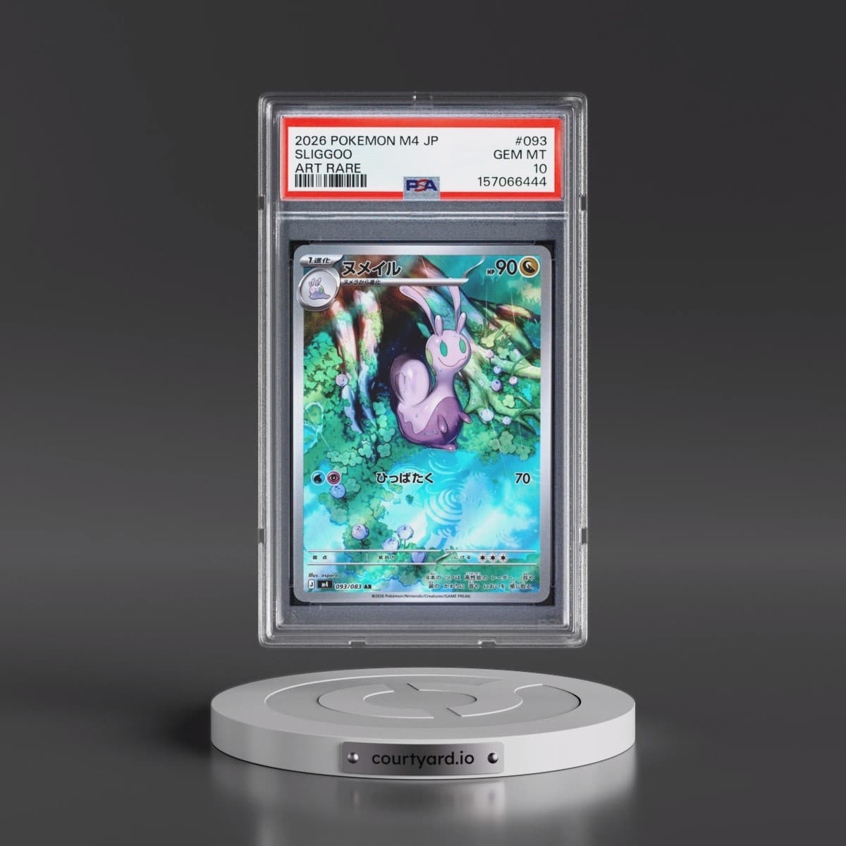 2026 Pokémon M4-Ninja Spinner #093 Sliggoo - Art Rare (PSA 10 GEM MINT)