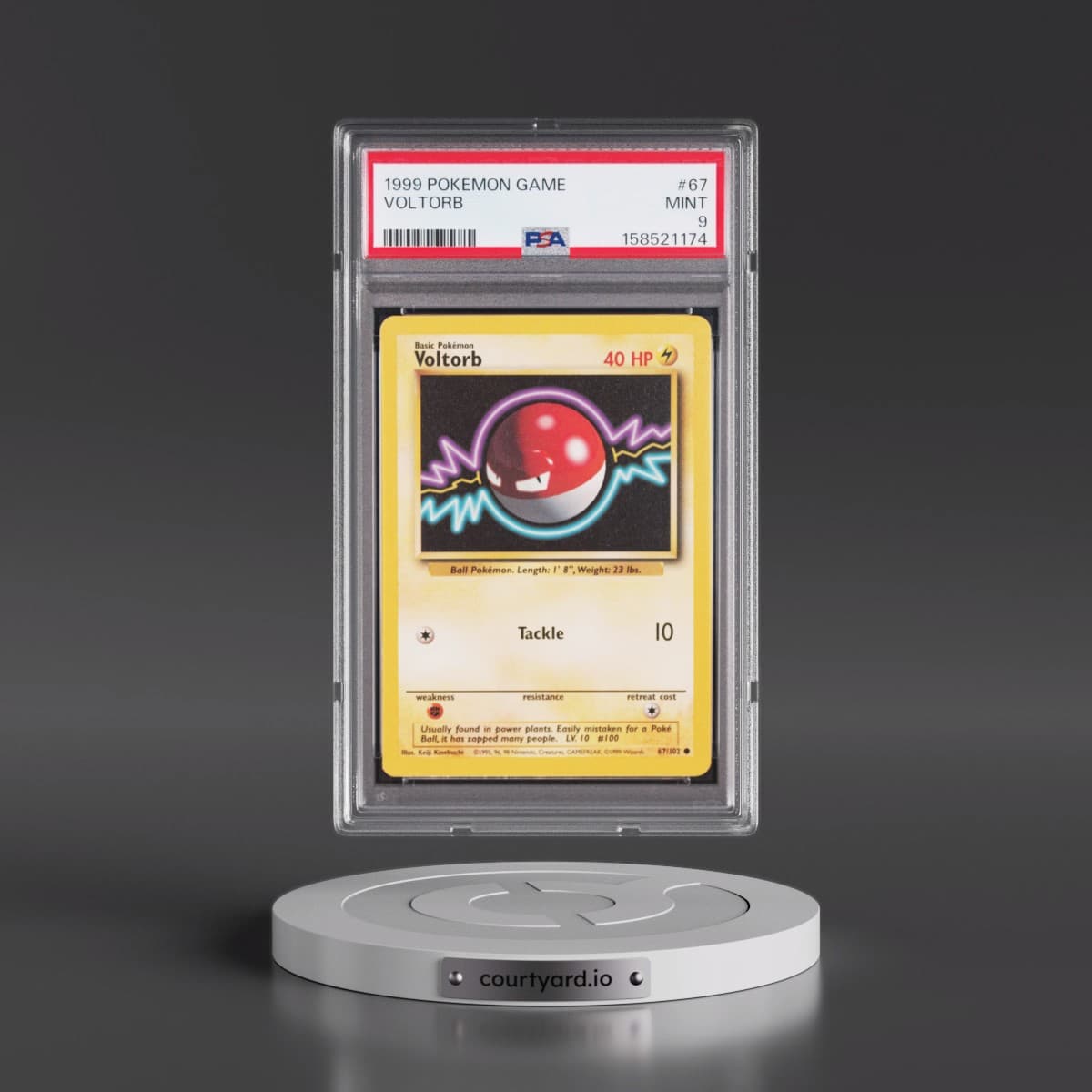 1999 Pokémon Game #67 Voltorb (PSA 9 MINT)