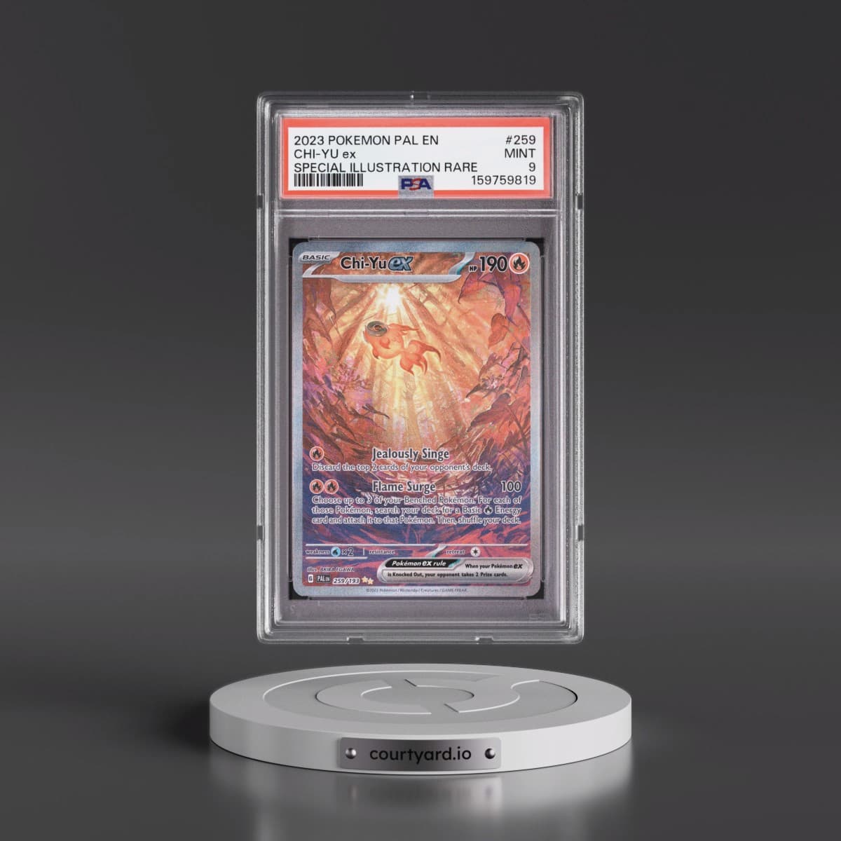 2023 Pokémon Pal EN-Paldea Evolved #259 Chi-YU EX - Holo Special Illustration Rare (PSA 9 MINT)