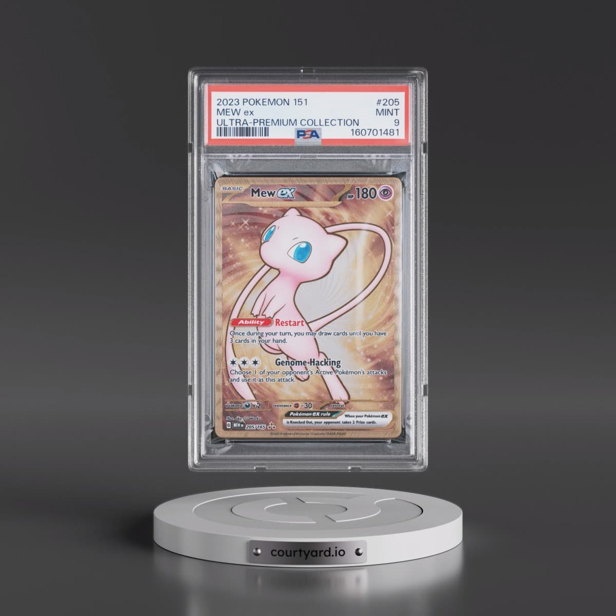 2023 Pokémon 151 Ultra-Premium Collection #205 Mew EX - Holo (PSA 9 MINT)