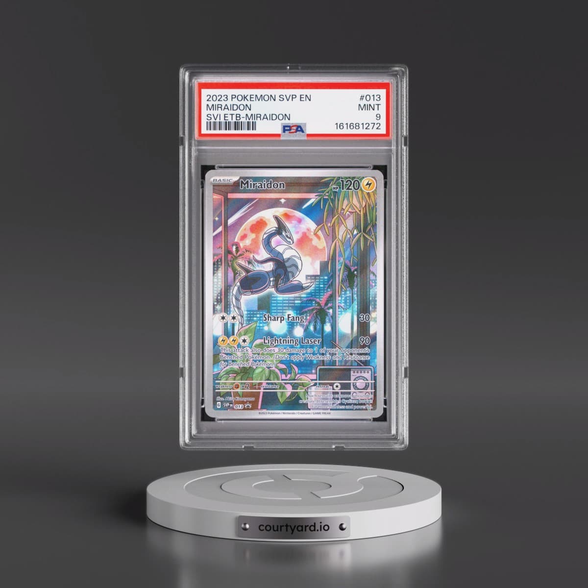 2023 Pokémon Svp EN-SV Black Star Promo #013 Miraidon - Scarlet & Violet Elite Trainer Box-Miraidon (PSA 9 MINT)