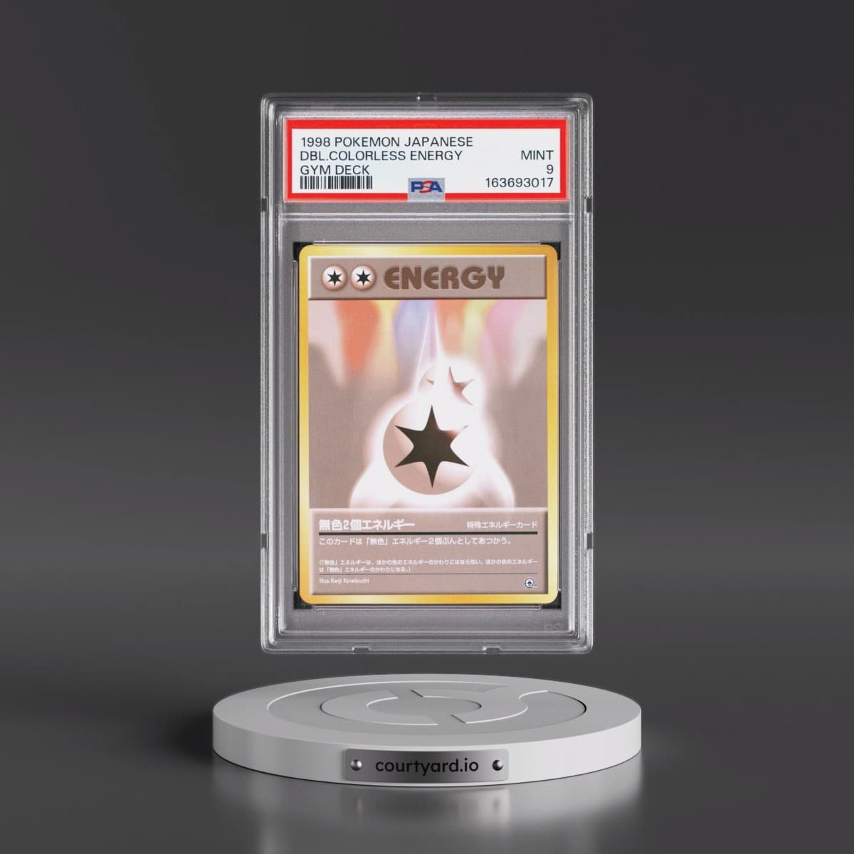 1998 Pokémon Gym Deck Double Colorless Energy (PSA 9 MINT)