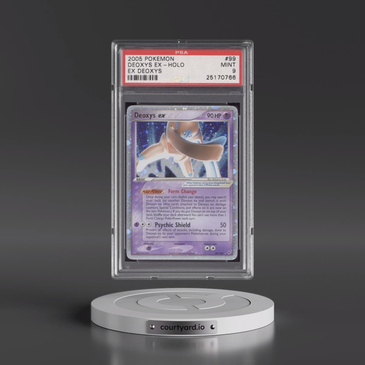 2005 Pokémon EX Deoxys #99 Deoxys EX - Holo Holo (PSA 9 MINT)