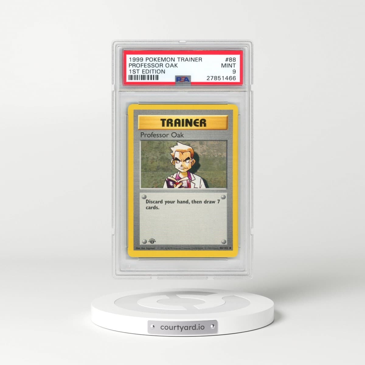 1999 Pokémon Game #88 Professor Oak - 1st Edition (PSA 9 MINT)
