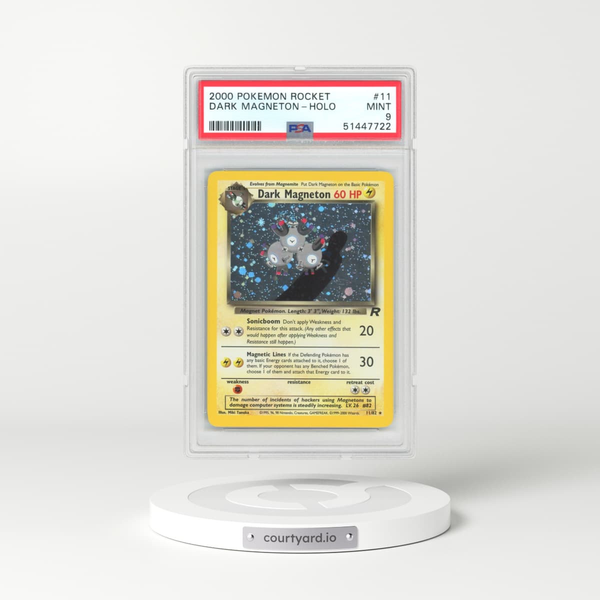 2000 Team Rocket #11 Dark Magneton - Holo (PSA 9 MINT)
