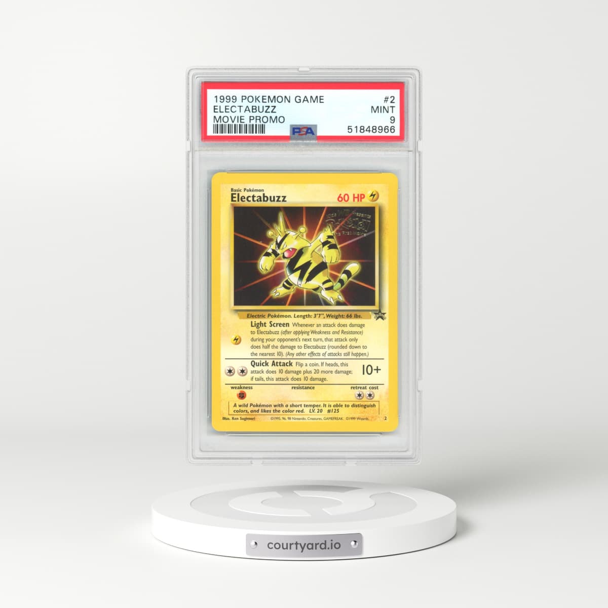 1999 Movie Promo #2 Electabuzz (PSA 9 MINT)