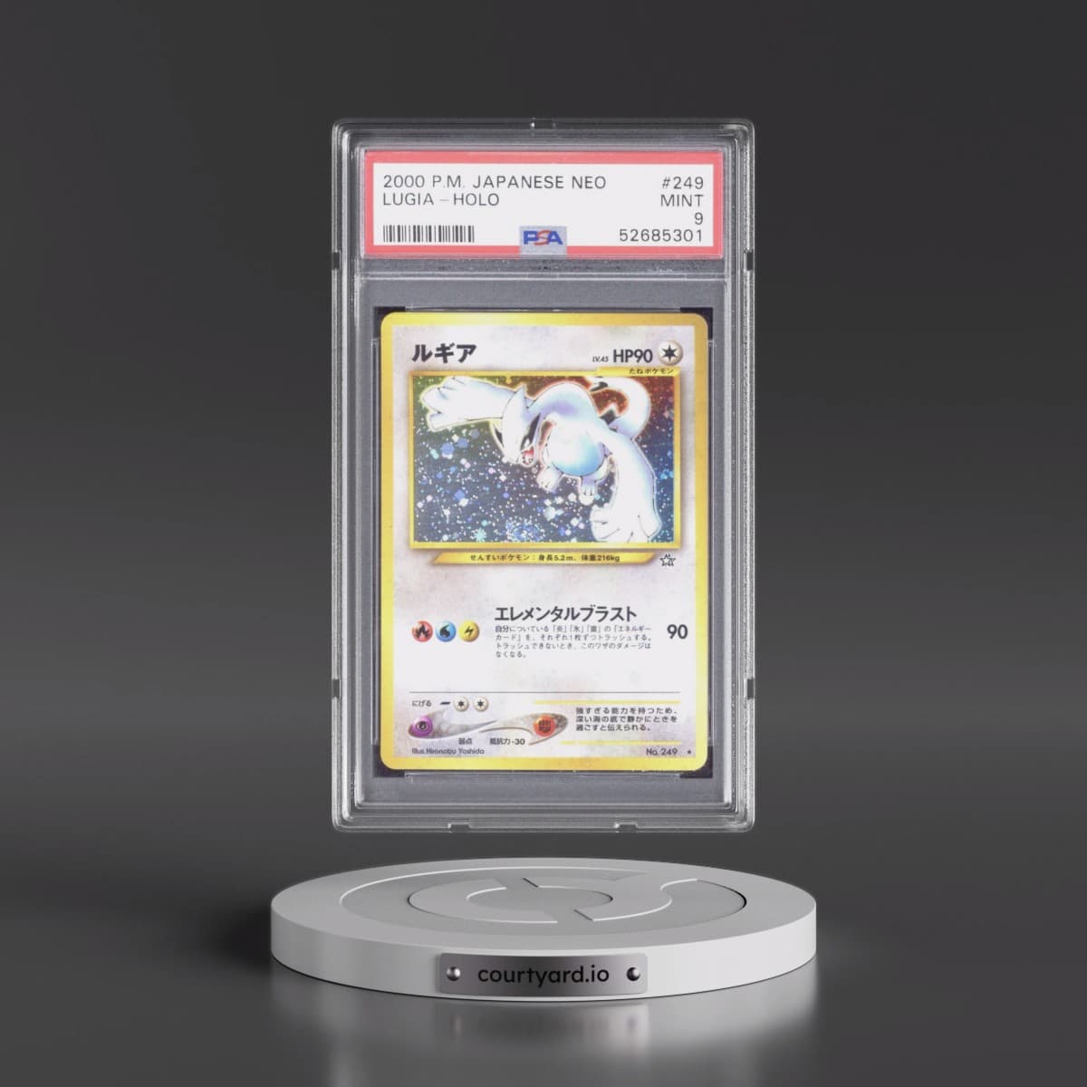 2000 Pokémon Neo #249 Lugia - Holo (PSA 9 MINT)