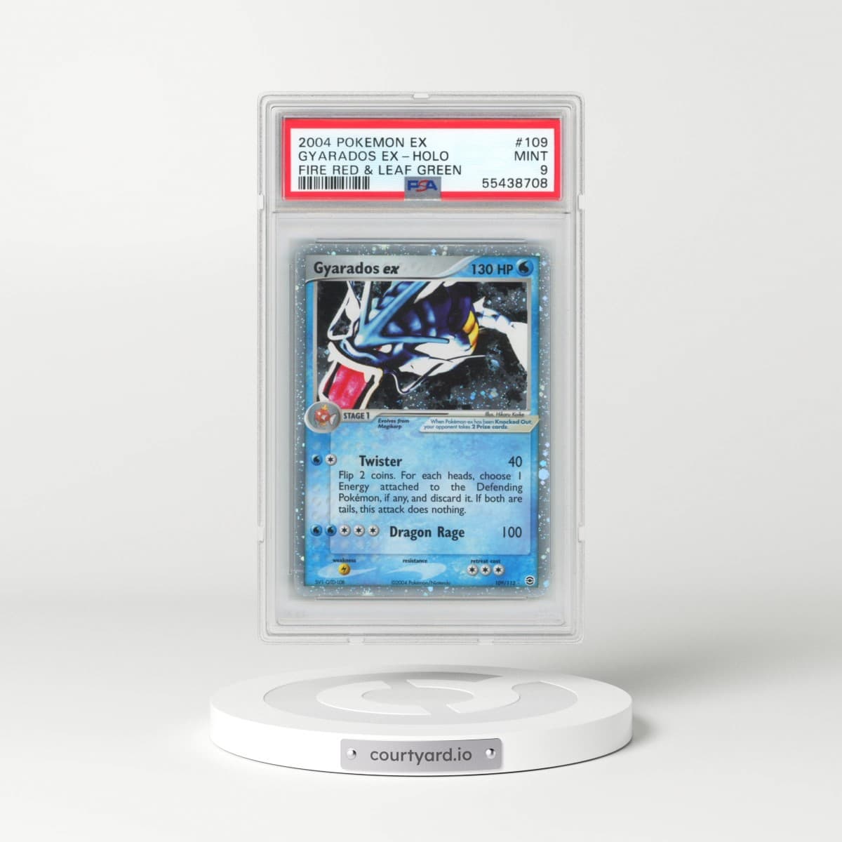 2004 Pokémon EX Fire Red & Leaf Green #109 Gyarados EX - Holo Holo (PSA 9 MINT)