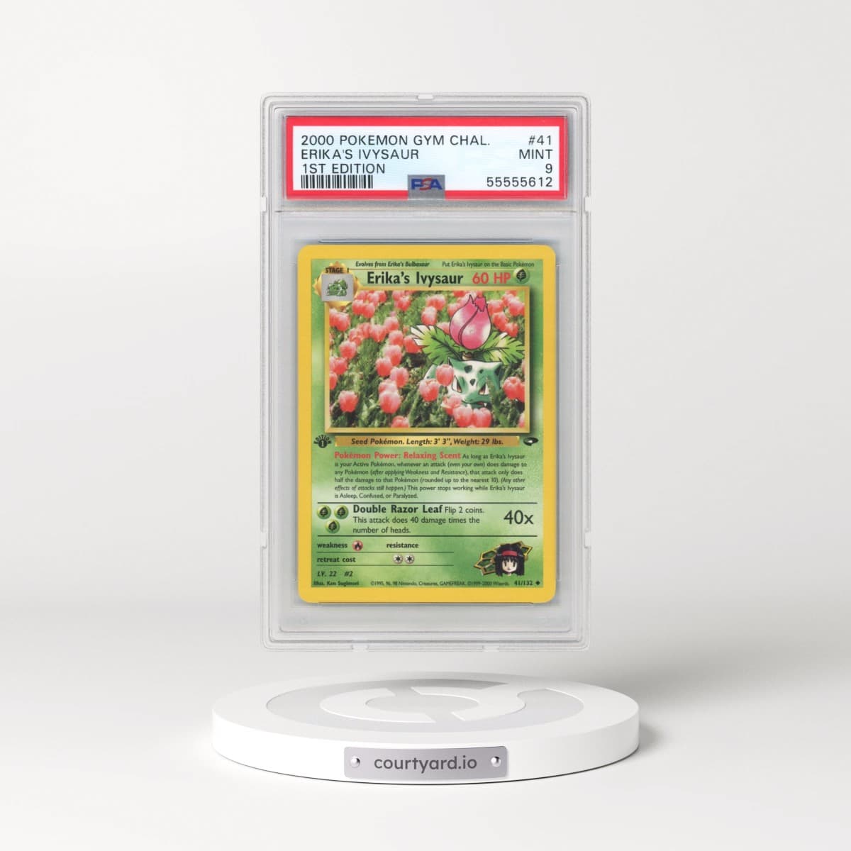 2000 Pokémon Gym Challenge #41 Erika's Ivysaur - 1st Edition (PSA 9 MINT)