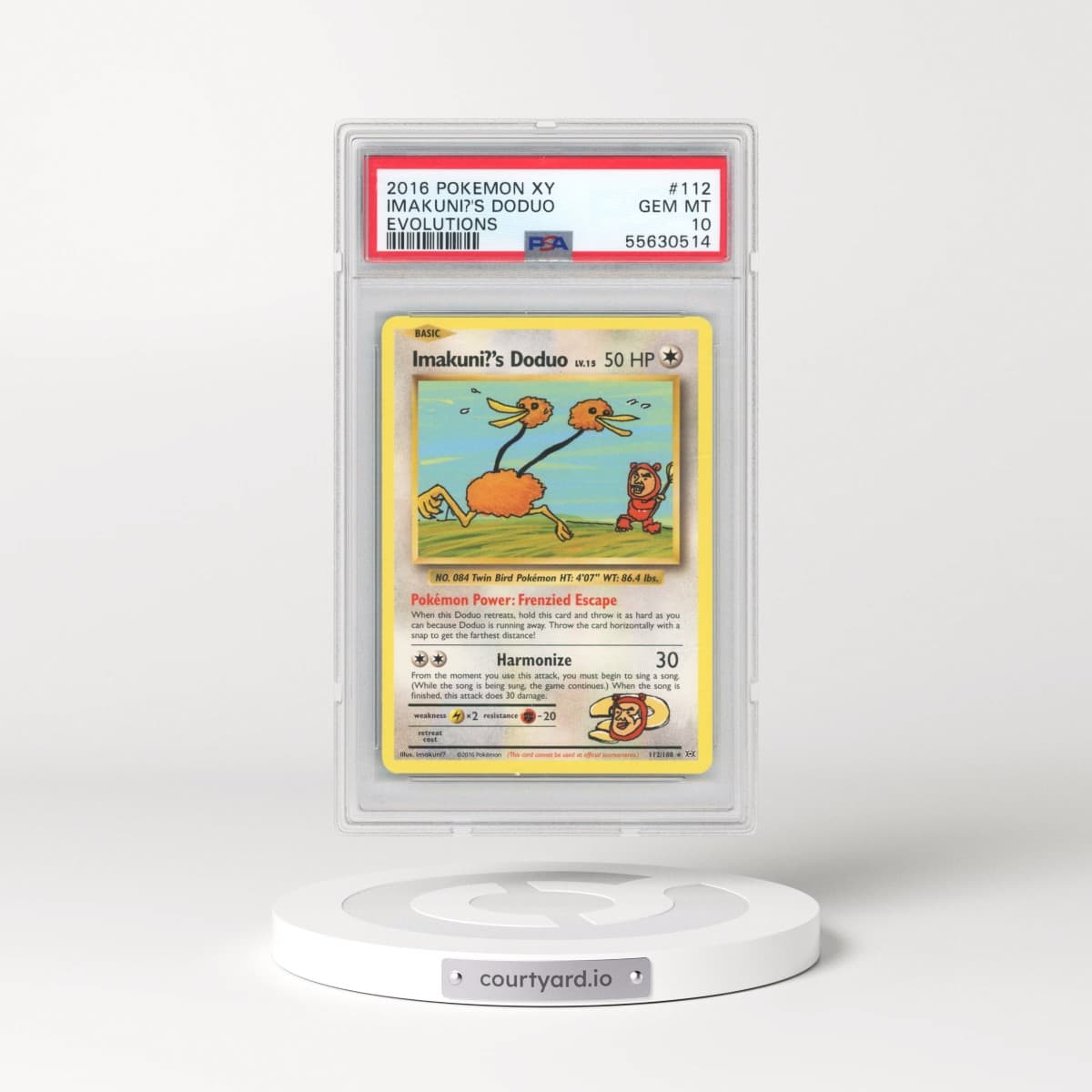 2016 Pokémon XY Evolutions #112 Imakuni?'s Doduo (PSA 10 GEM MINT)