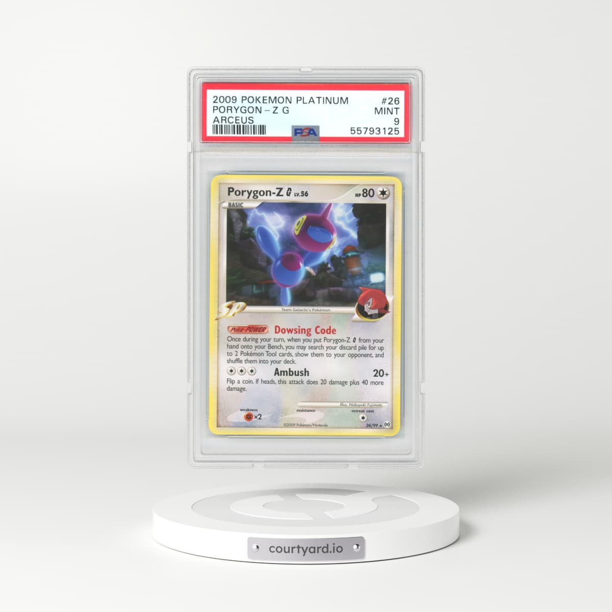 2009 Platinum - Arceus #26 Porygon-z G (PSA 9 MINT)
