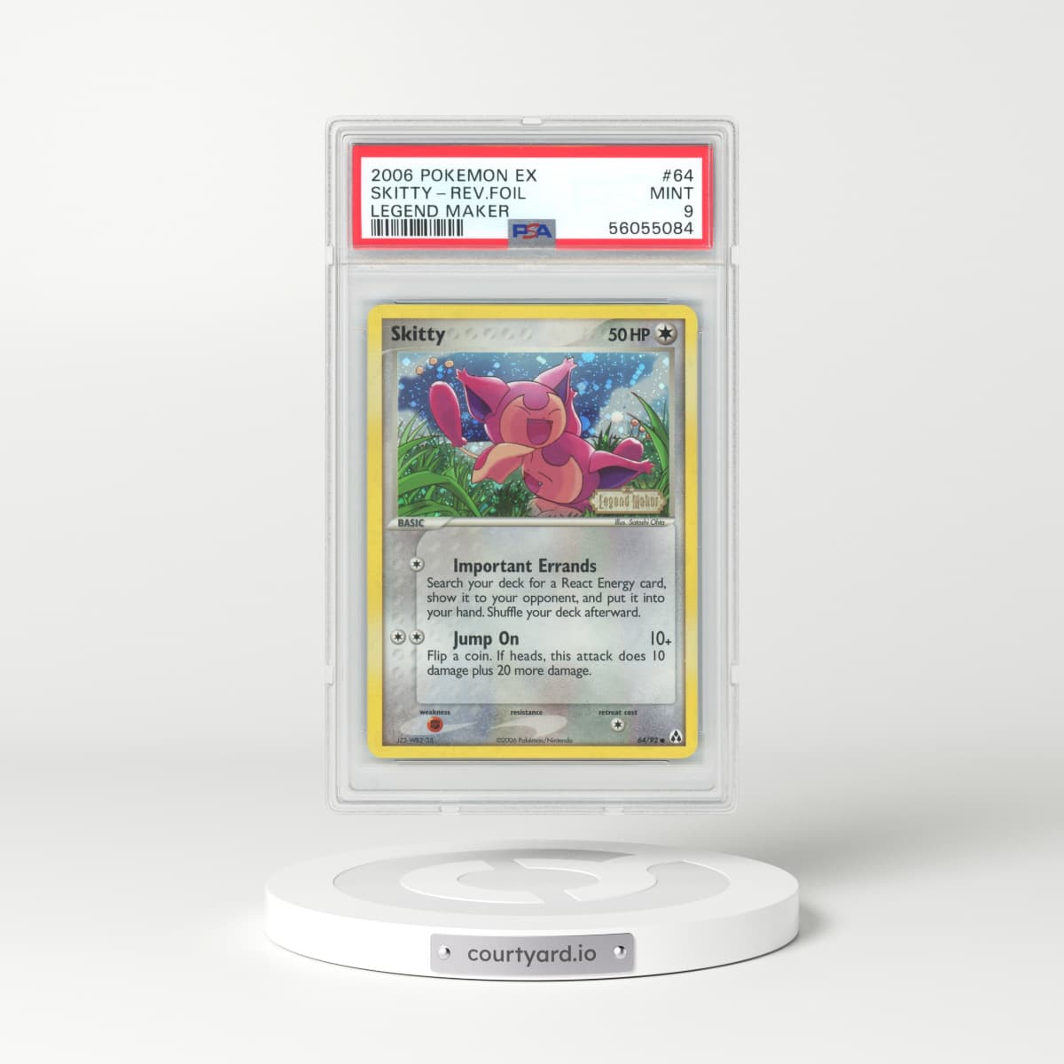 2006 EX Legend Maker #64 Skitty (PSA 9 MINT)