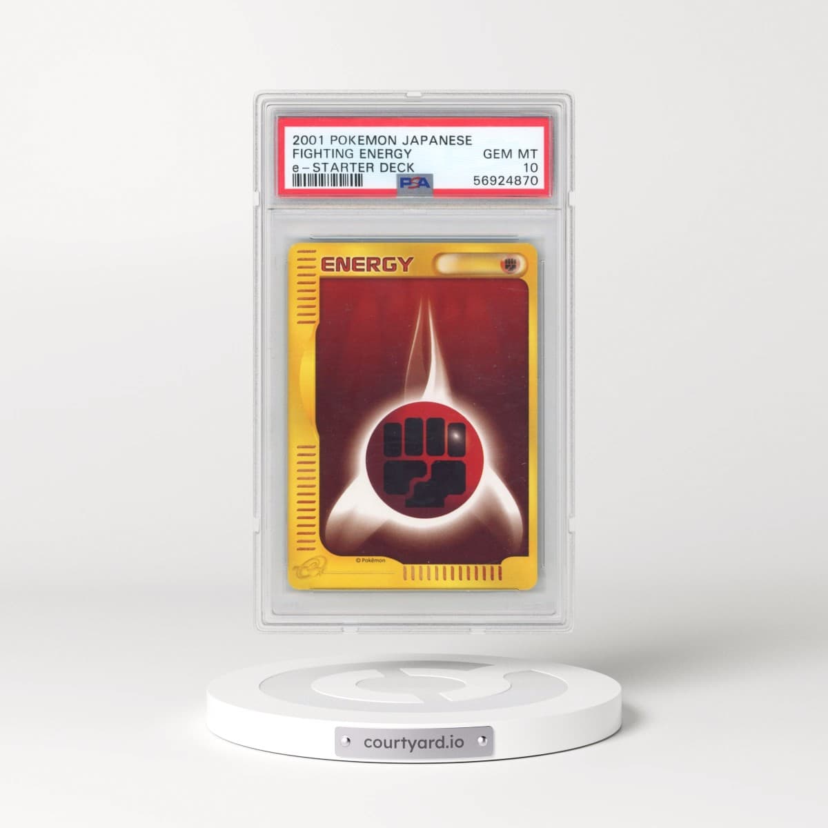 2002 Pokémon McDonald's Fighting Energy (PSA 10 GEM MINT)