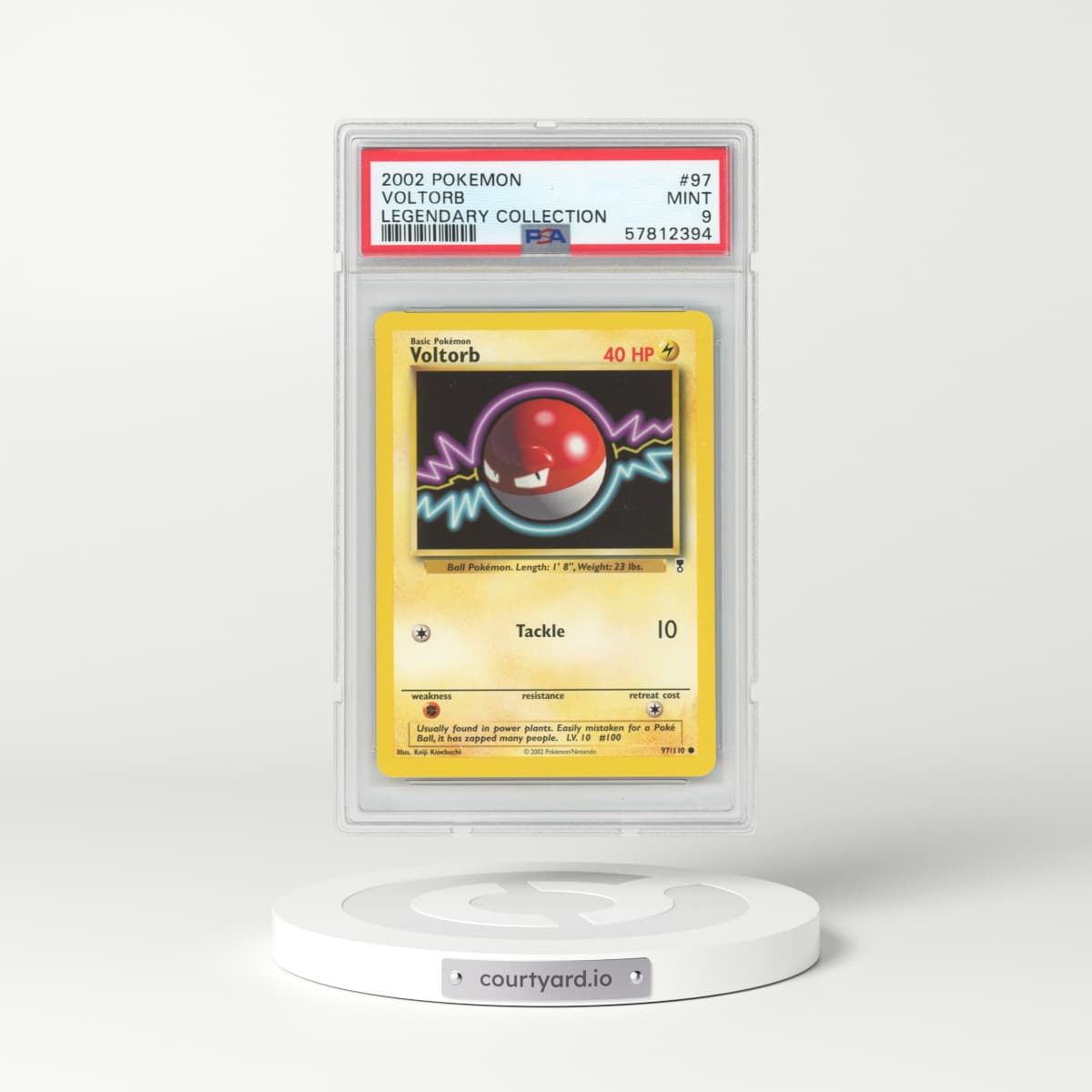 2002 Legendary Collection #97 Voltorb (PSA 9 MINT)
