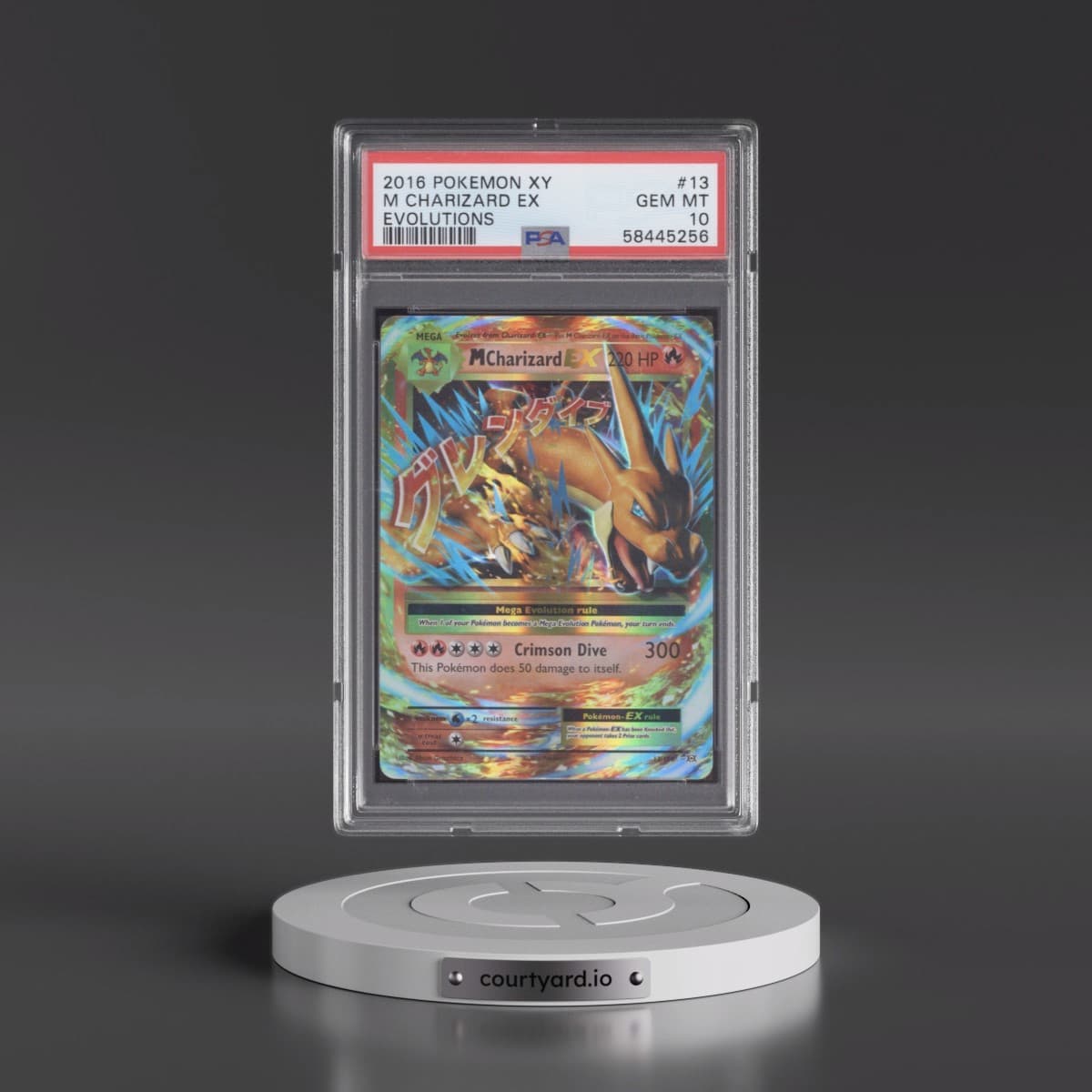 2016 Pokémon XY Evolutions #13 M Charizard EX - Holo (PSA 10 GEM MINT)