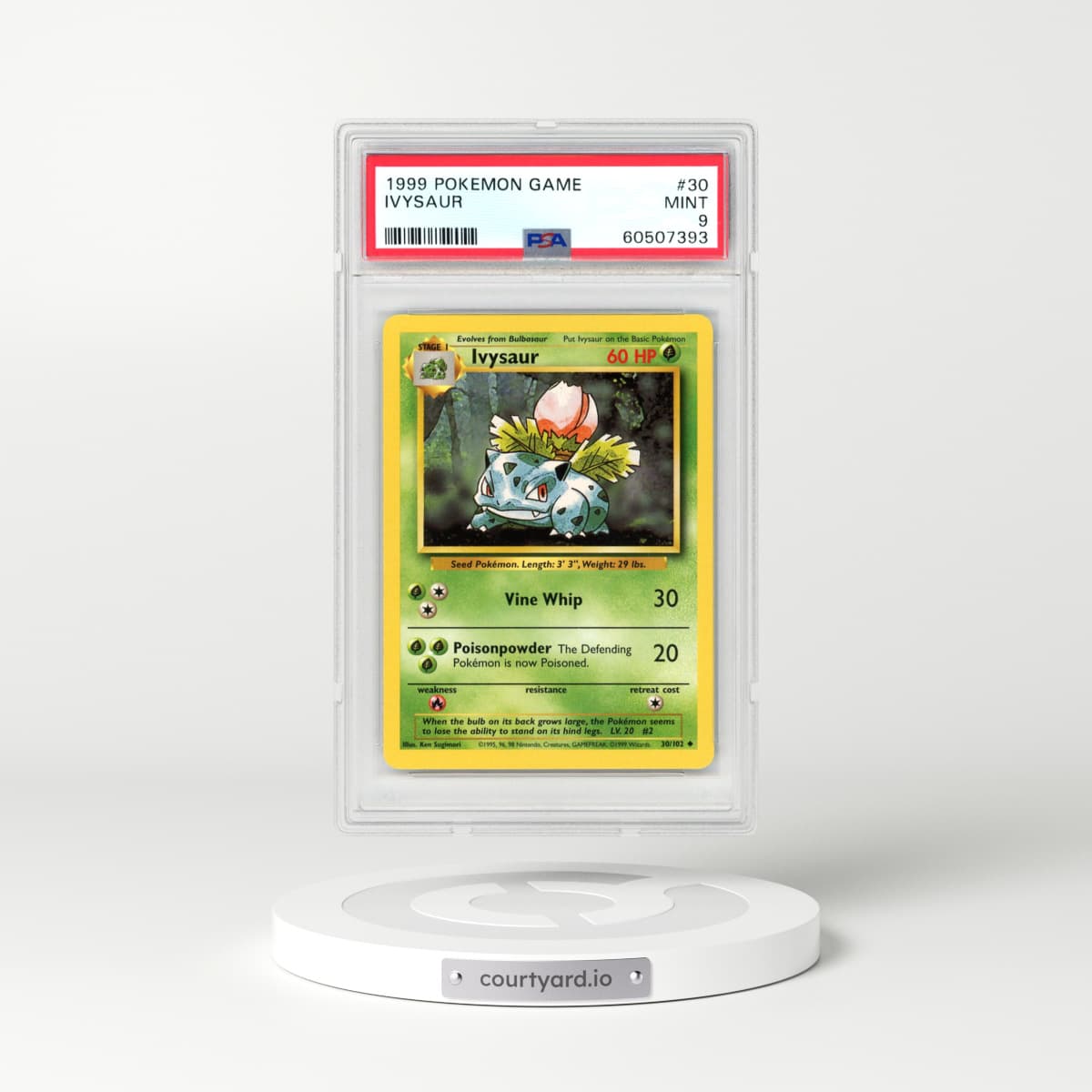 1999 Pokémon Game #30 Ivysaur (PSA 9 MINT)