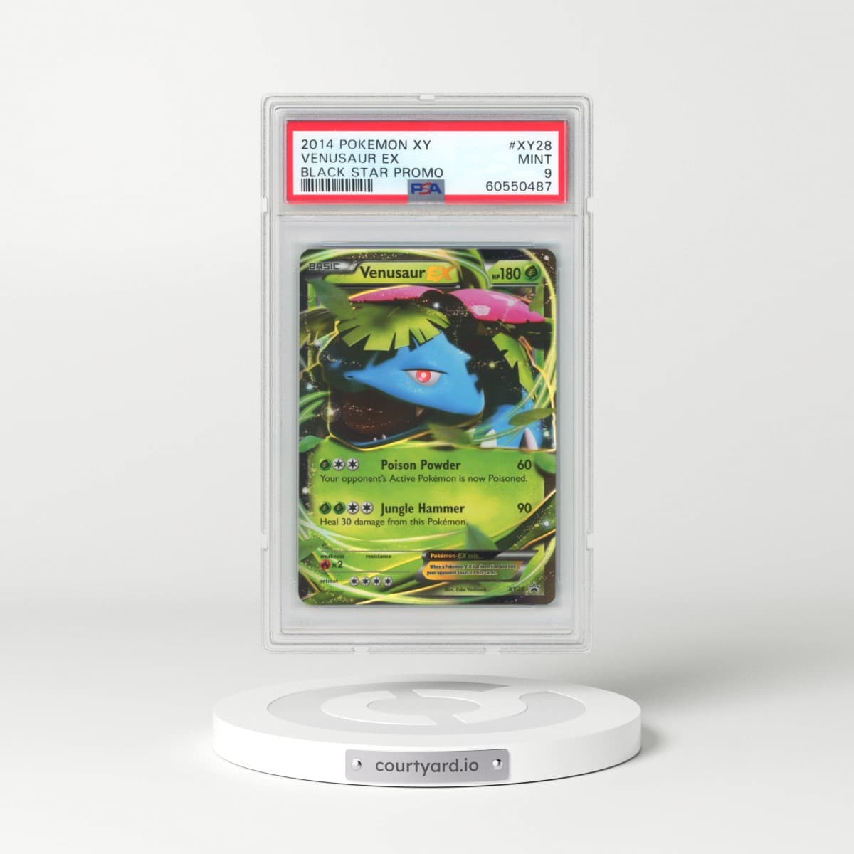 2014 Pokémon XY Black Star Promo #XY28 Venusaur EX - Holo (PSA 9 MINT)