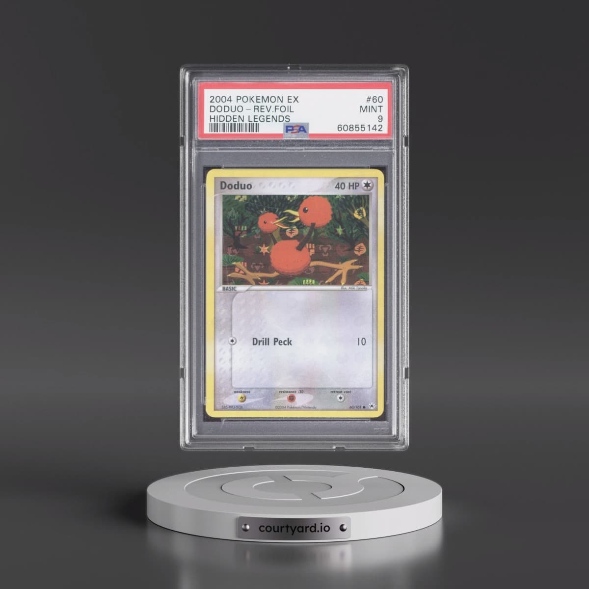 2004 Pokémon EX Hidden Legends #60 Doduo - Reverse Foil (PSA 9 MINT)