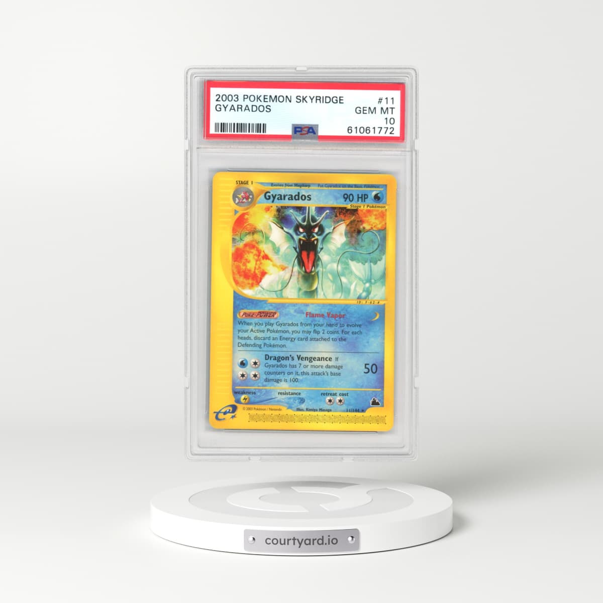 2003 Skyridge #11 Gyarados (PSA 10 GEM MINT)