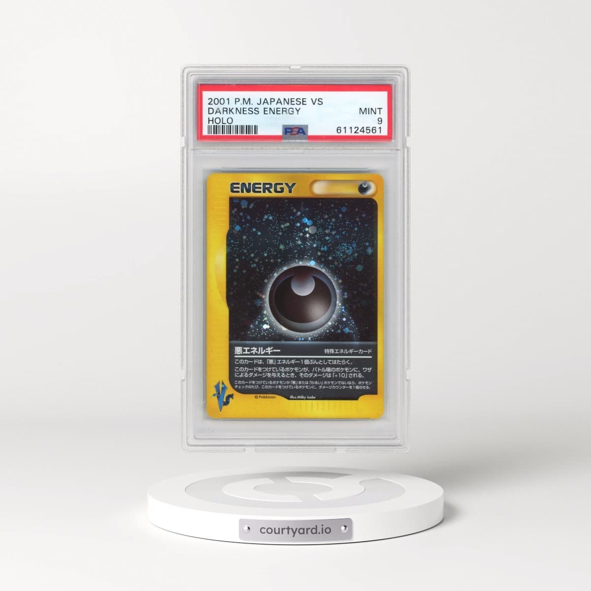 2001 Pokémon VS Darkness Energy - Holo (PSA 9 MINT)