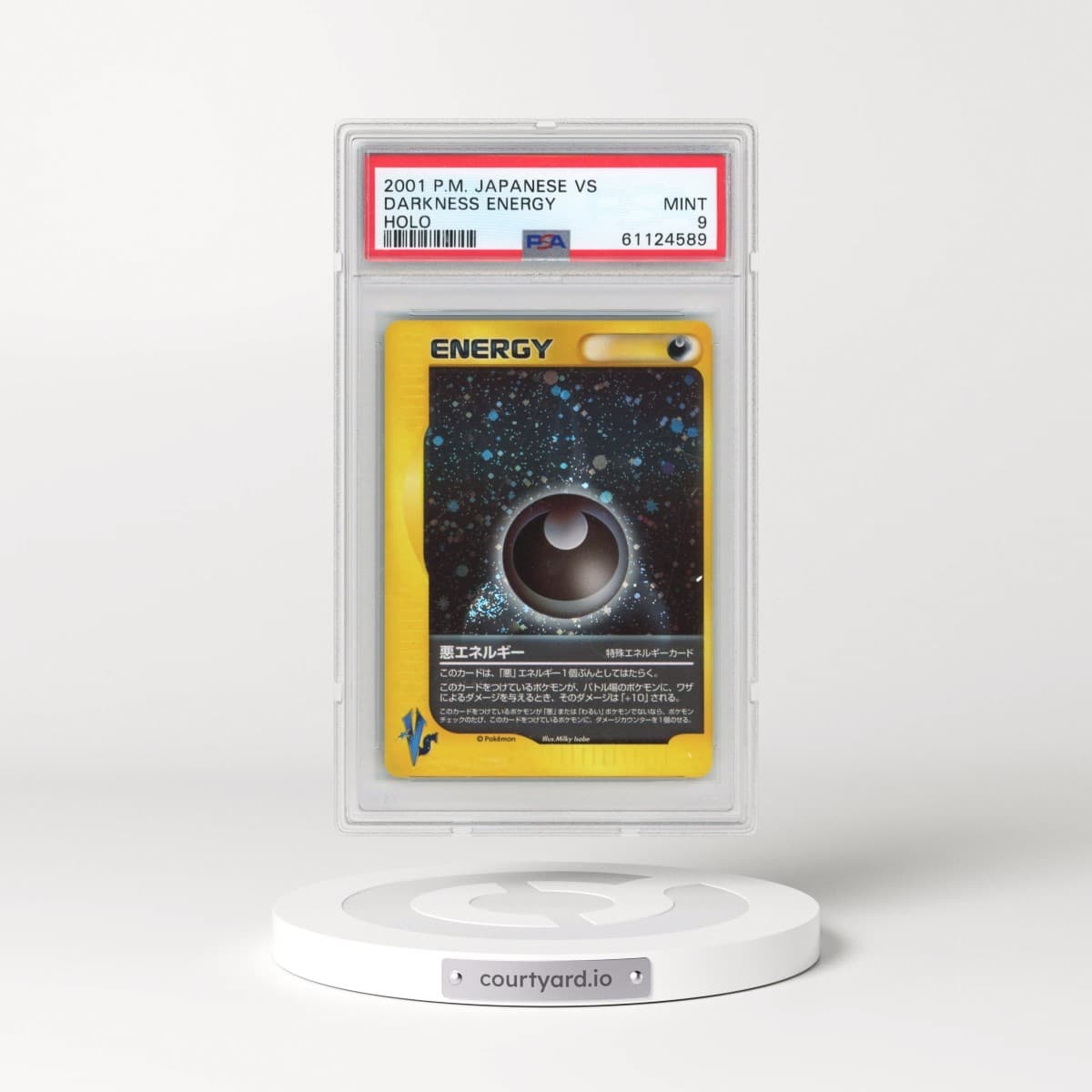 2001 Pokémon VS Darkness Energy - Holo (PSA 9 MINT)