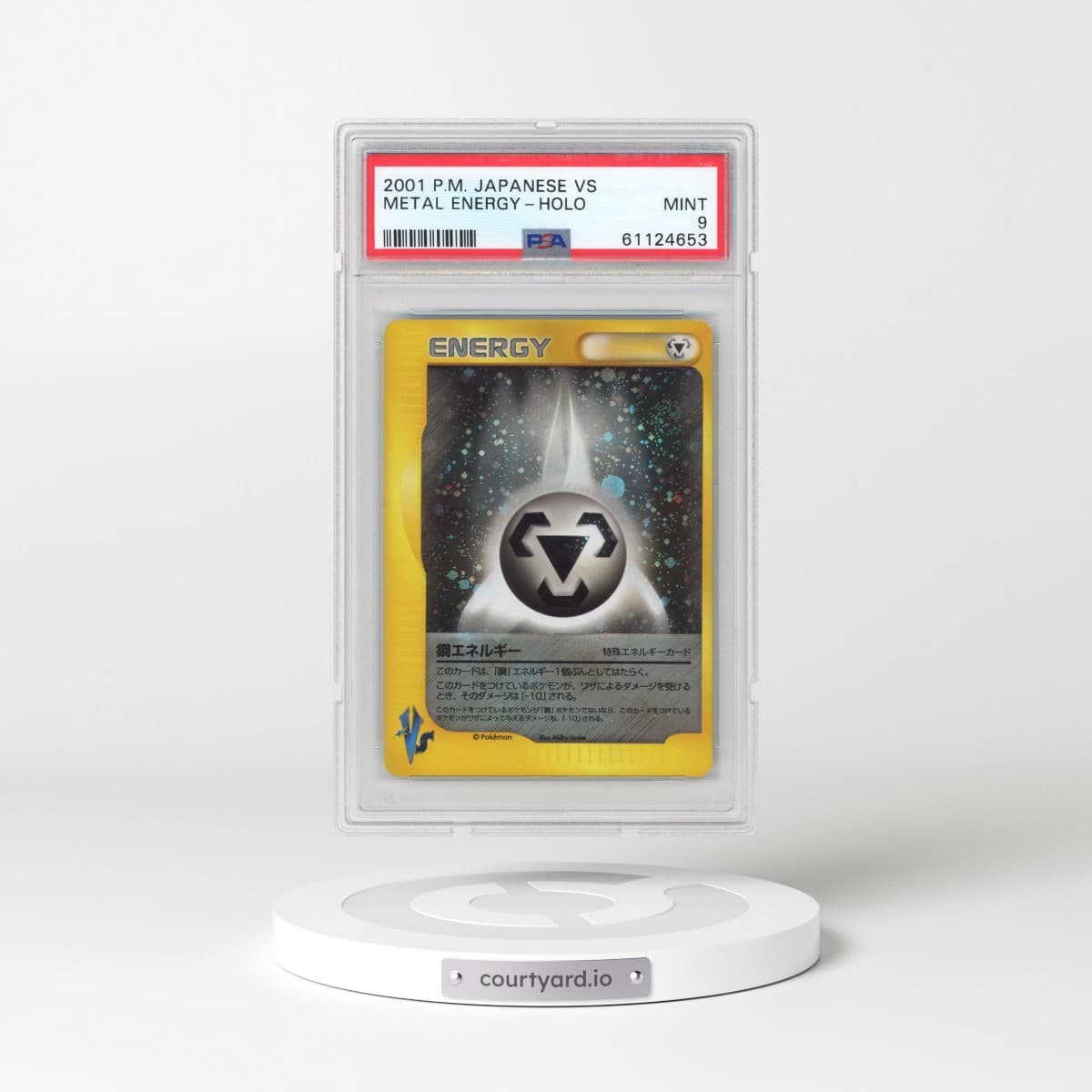 2001 Pokémon VS Metal Energy - Holo (PSA 9 MINT)