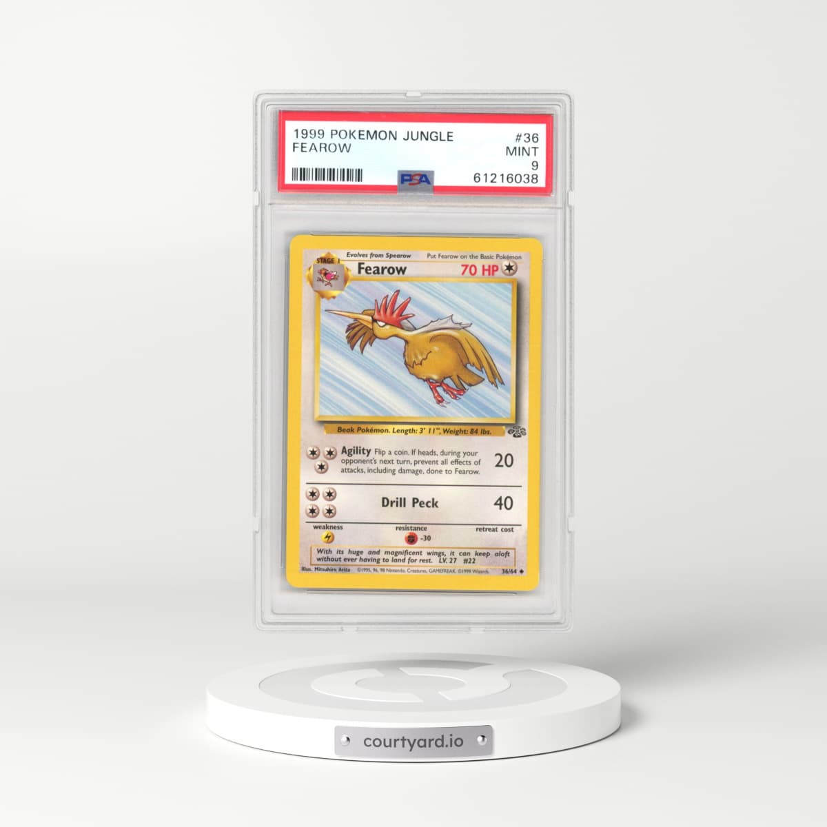 1999 Jungle #36 Fearow (PSA 9 MINT)