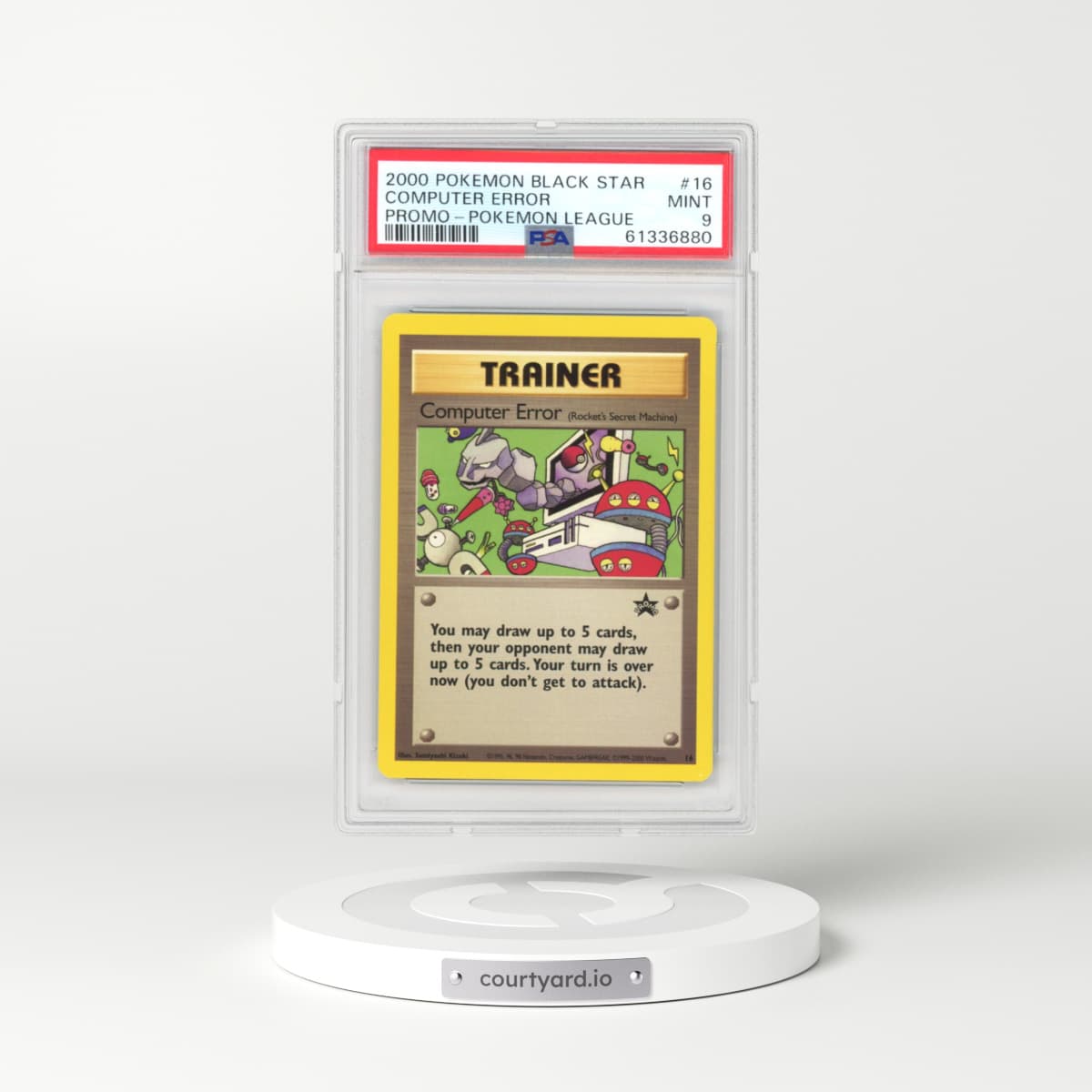 1999 Black Star Promos #16 Computer Error - Pokémon League (PSA 9 MINT)